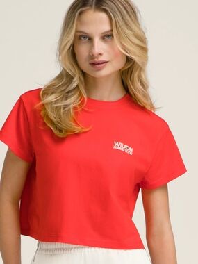 NWT Wilson Red Crop Top